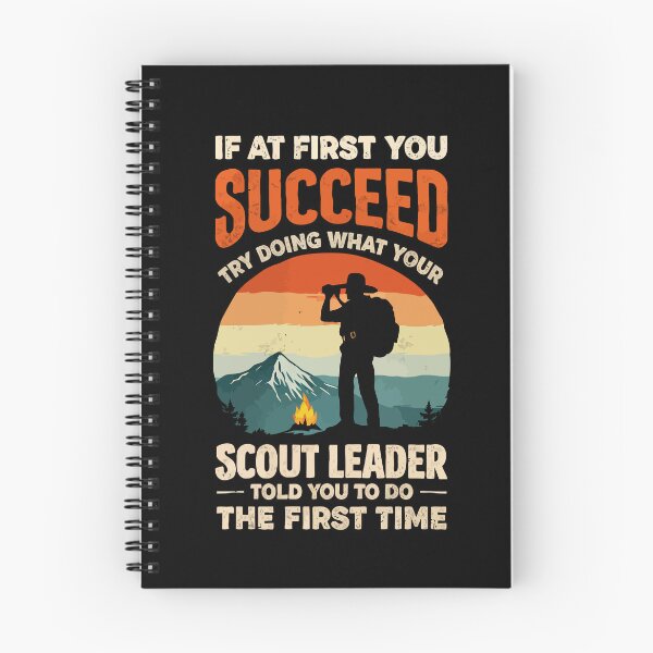 Item preview, Try Doing What Your Scout Leader Told You - Retro Camping Art designed and sold by BendyBeasts.