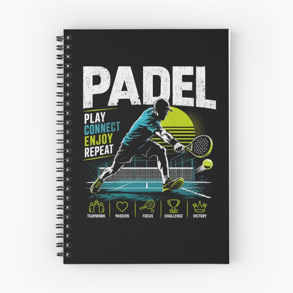 Item preview, Padel Player Shirt Play enjoy Funny Tshirt designed and sold by MalwasBasket.