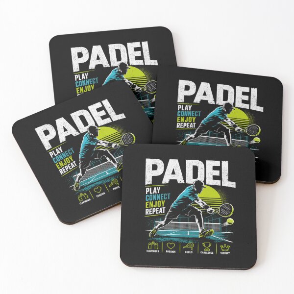 Item preview, Padel Player Shirt Play enjoy Funny Tshirt designed and sold by MalwasBasket.