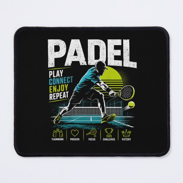 Item preview, Padel Player Shirt Play enjoy Funny Tshirt designed and sold by MalwasBasket.