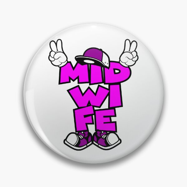 Item preview, MIDWIFE - WORK Graffitti Comic Words Funny  designed and sold by NFTWords.