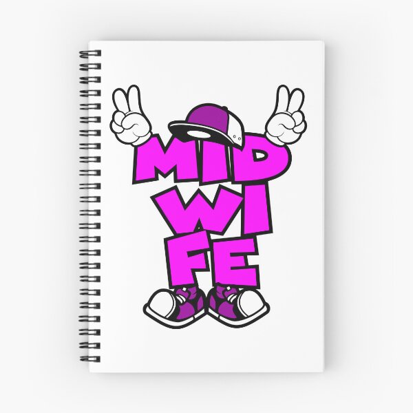 Item preview, MIDWIFE - WORK Graffitti Comic Words Funny  designed and sold by NFTWords.