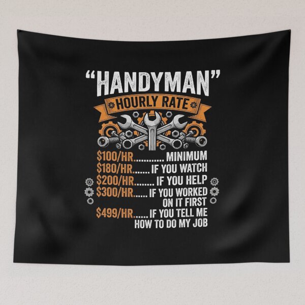 Item preview, Funny Handyman Art for Men Boys Dad Mr. Fix It Handyman T-Shirt | DIY Repair Graphic Gift designed and sold by Trendably.