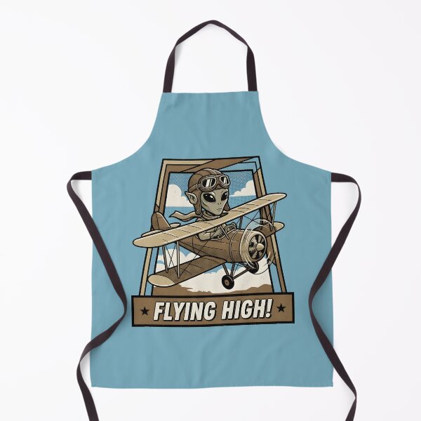 Item preview, Flying High Alien Pilot Aviator Goggles Retro Plane Graphic designed and sold by DuckOddity.