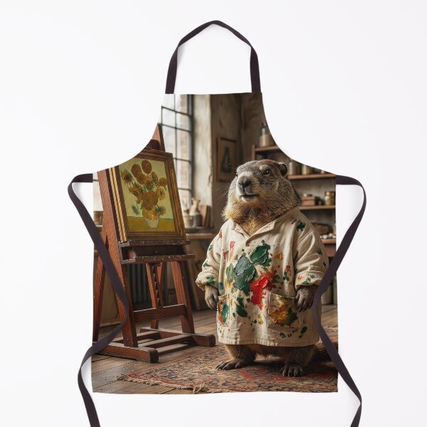 Item preview, Groundhog Is a Talented Yet Sloppy Artist designed and sold by Tridentulus.