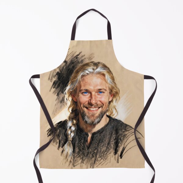 Item preview, Charcoal and Pastel Portrait of a Nordic Man 1 designed and sold by Lucia Amaris Art.