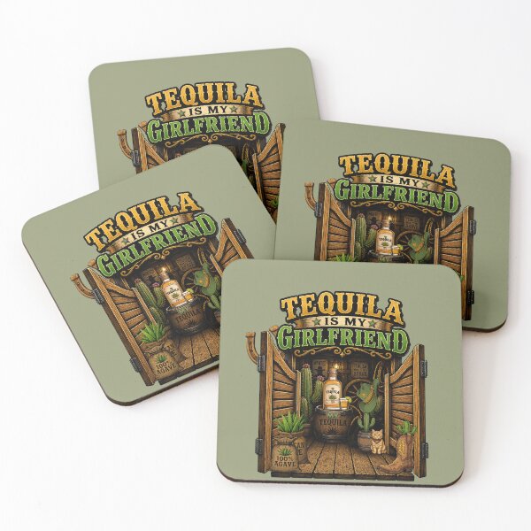 Item preview, Tequila Is My Girlfriend – Vintage Western Cowboy Saloon designed and sold by Aimetoi.