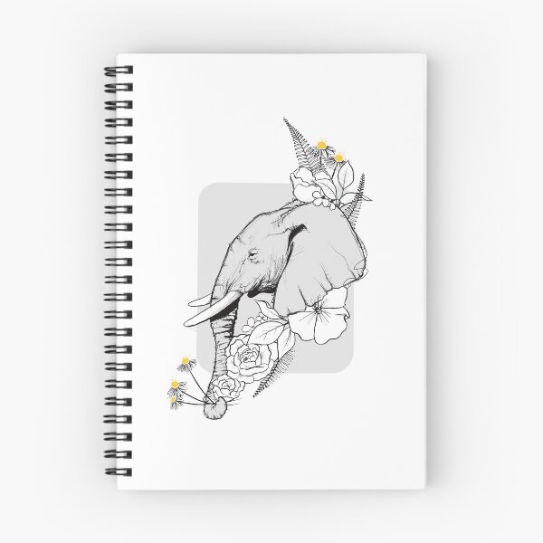 Item preview, Floral Elephant  designed and sold by Laura Dresser.