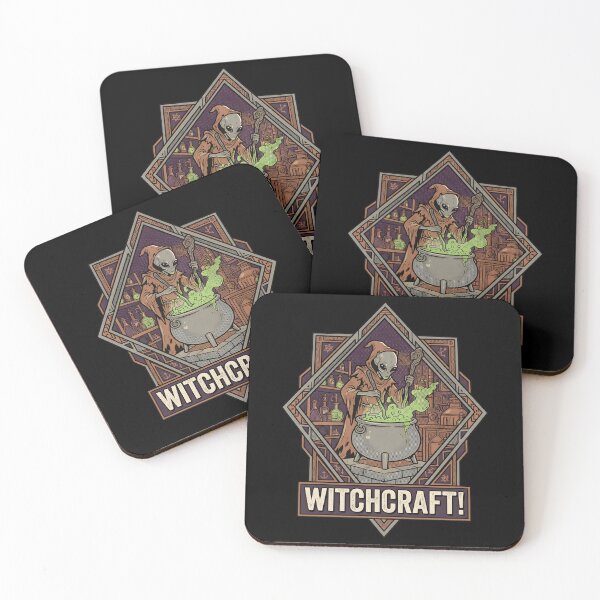 Item preview, Witchcraft Alien Wizard Brewing Potion Retro Magic Graphic designed and sold by DuckOddity.