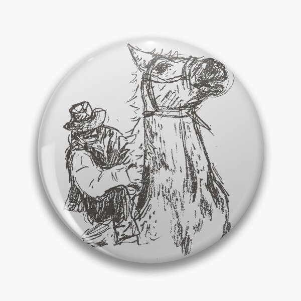 Item preview, Horse and Rider drawing designed and sold by junglecow.