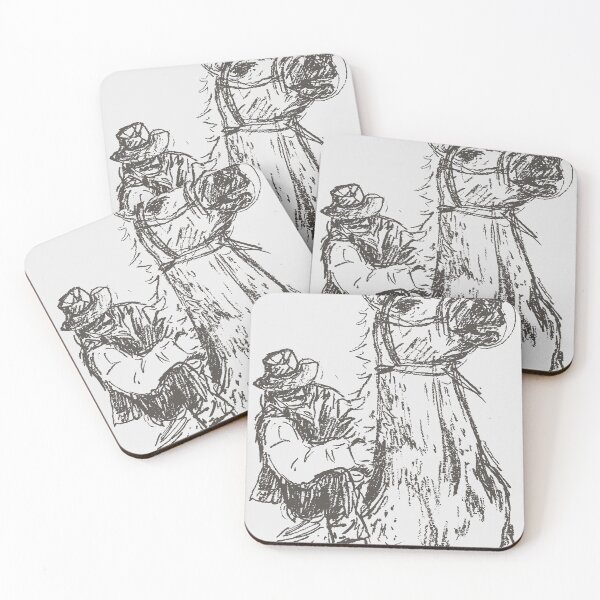 Item preview, Horse and Rider drawing designed and sold by junglecow.