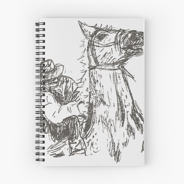 Item preview, Horse and Rider drawing designed and sold by junglecow.