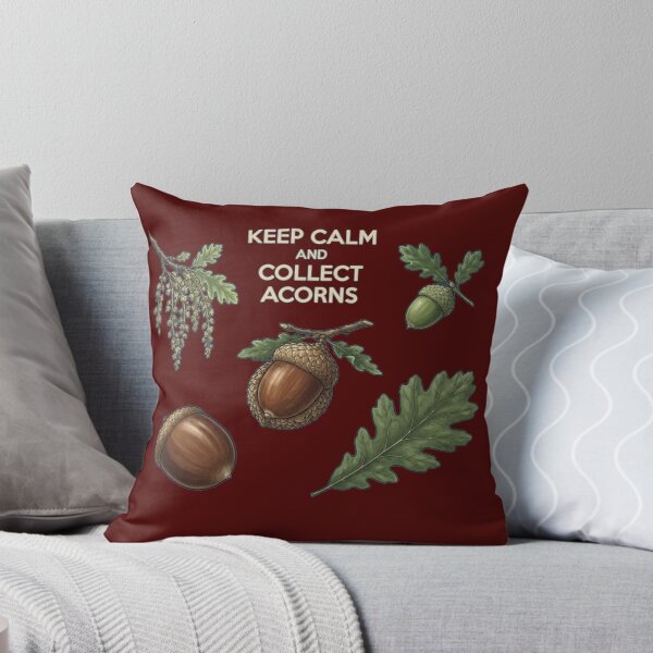 Item preview, Keep Calm and Collect Acorns Botanical Autumn Nature Slogan Art designed and sold by Evelashop.