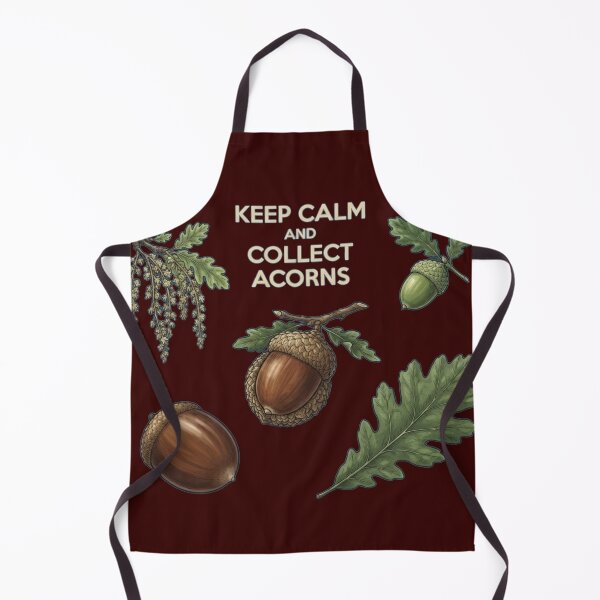 Item preview, Keep Calm and Collect Acorns Botanical Autumn Nature Slogan Art designed and sold by Evelashop.
