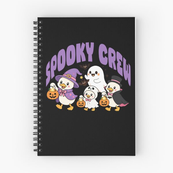 Item preview, Spooky crew, cute ducks in Halloween costumes, designed and sold by BigfeetLittlepaws.