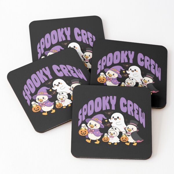 Item preview, Spooky crew, cute ducks in Halloween costumes, designed and sold by BritishDelights.