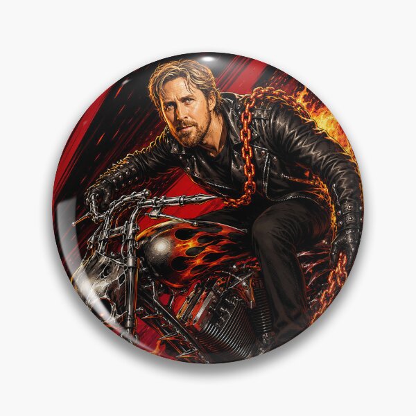 Item preview, Ryan Gosling is the Ghost Rider (fan art) designed and sold by PopCultureAndStuff.