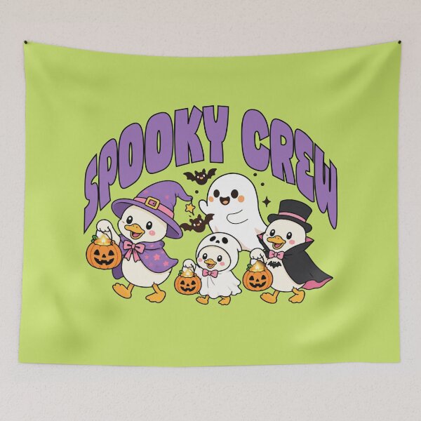 Item preview, Spooky crew, cute ducks in Halloween costumes, designed and sold by BritishDelights.