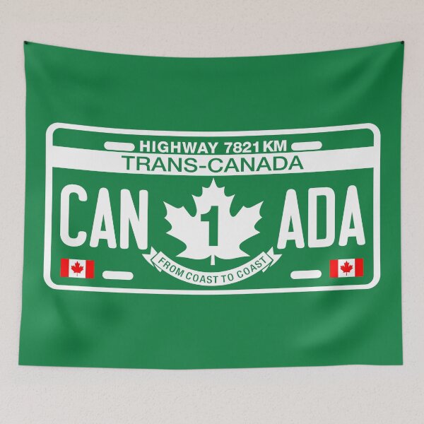Item preview, Trans-Canada From Coast to Coast License Plate Design designed and sold by VoglR.