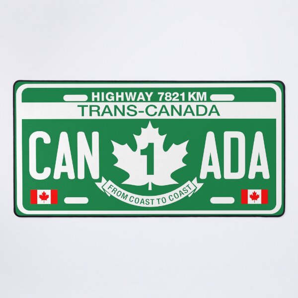 Item preview, Trans-Canada From Coast to Coast License Plate Design designed and sold by VoglR.