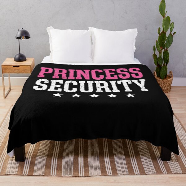 Item preview, Princess Security Birthday Party Funny Dad Boyfriend T-Shirt | Protective Dad Family Graphic Gift designed and sold by Trendably.