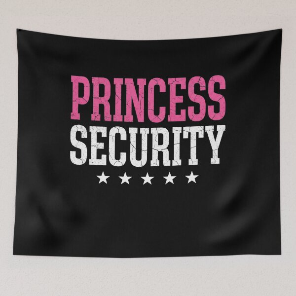 Item preview, Princess Security Birthday Party Funny Dad Boyfriend T-Shirt | Protective Dad Family Graphic Gift designed and sold by Trendably.