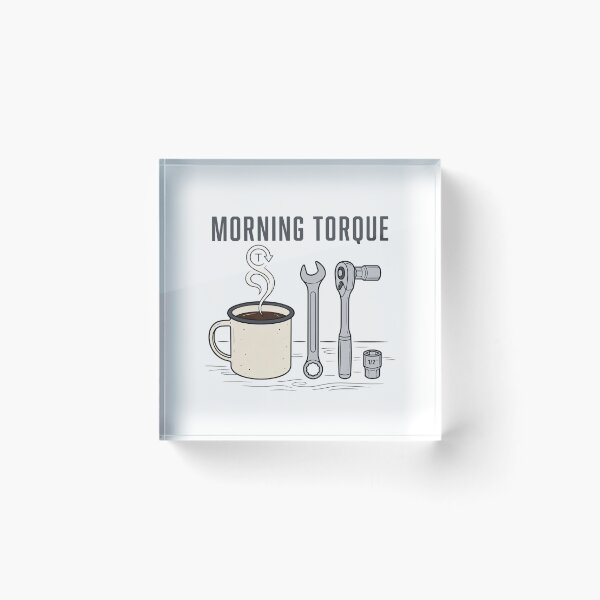 Item preview, Morning Torque | Mechanic Coffee Shirt | Garage Tools & Coffee Mug Gift designed and sold by Softbear Atelier.
