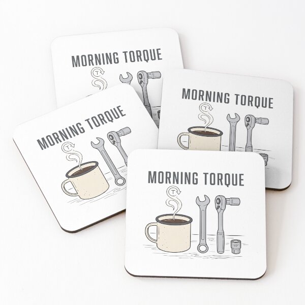Item preview, Morning Torque | Mechanic Coffee Shirt | Garage Tools & Coffee Mug Gift designed and sold by Softbear Atelier.