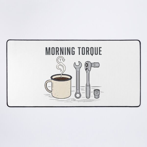 Item preview, Morning Torque | Mechanic Coffee Shirt | Garage Tools & Coffee Mug Gift designed and sold by Softbear Atelier.