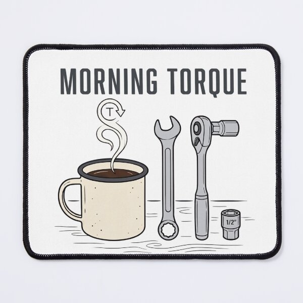 Item preview, Morning Torque | Mechanic Coffee Shirt | Garage Tools & Coffee Mug Gift designed and sold by Softbear Atelier.