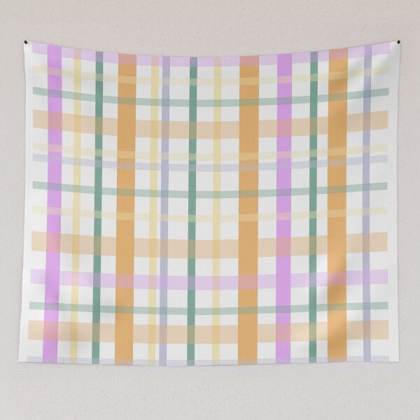Item preview, Katie Kitty Back to School Plaid designed and sold by metcalfedesigns.
