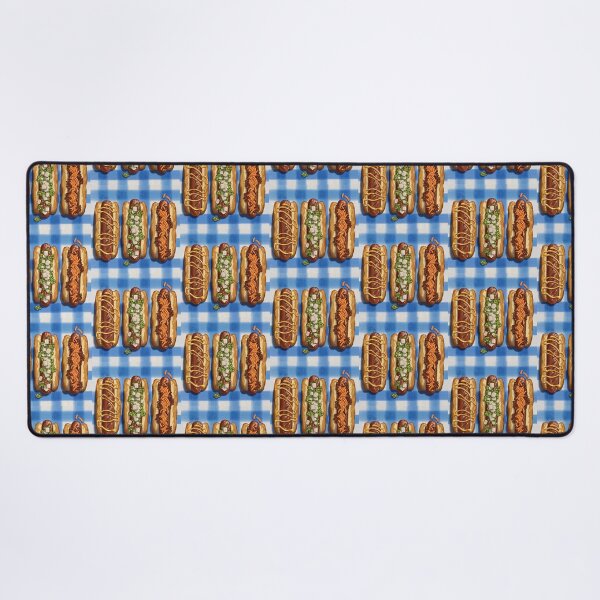 Item preview, Hot Dogs on Gingham designed and sold by emilyhattonillu.