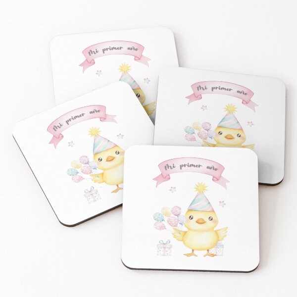Item preview, My First Year - Duckling Illustration - Cards and Stickers designed and sold by Marcia Motivos.
