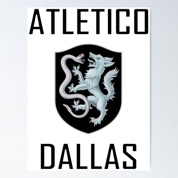 Item preview, Atletico Dallas Text designed and sold by sticks-and-ts.