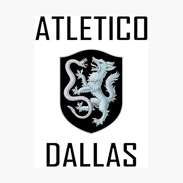 Item preview, Atletico Dallas Text designed and sold by sticks-and-ts.