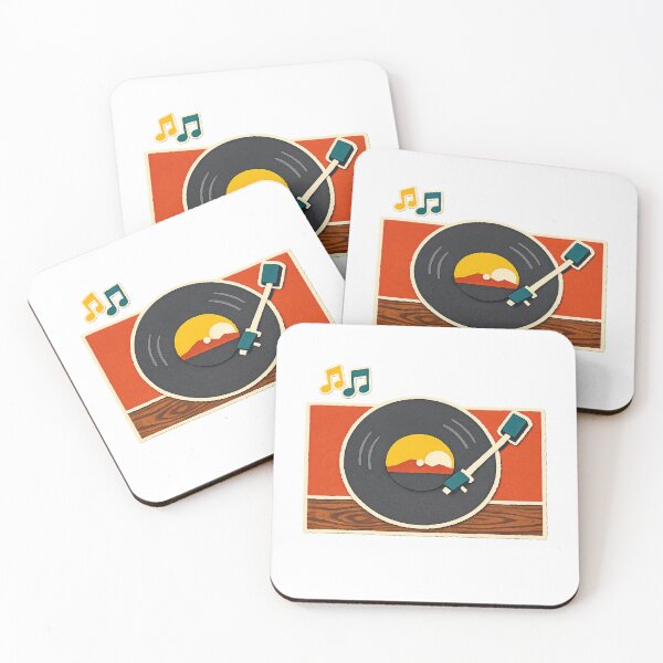 Item preview, Retro Record Player Sunset Label Vinyl Collector designed and sold by eignvalue.