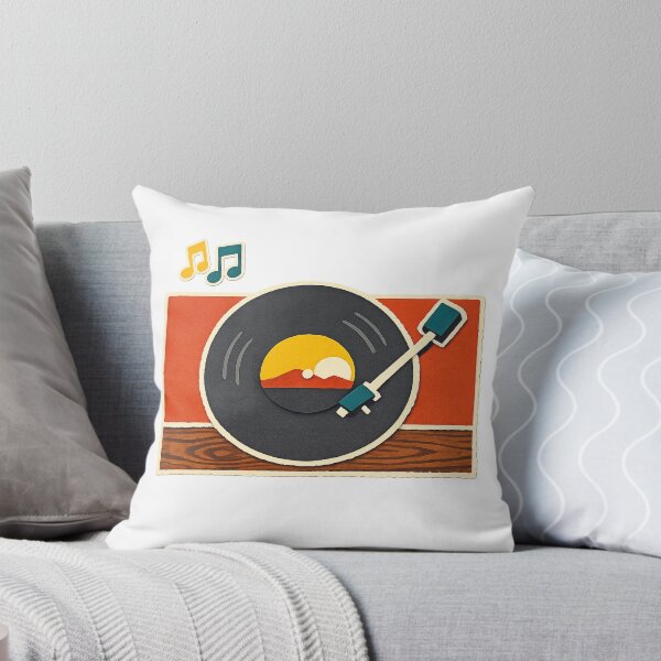 Item preview, Retro Record Player Sunset Label Vinyl Collector designed and sold by eignvalue.