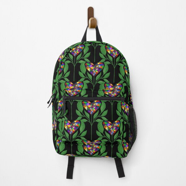 Item preview, Stained Glass Heart Flower Seamless Pattern designed and sold by Cato Designs.