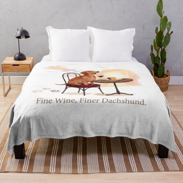 Item preview, Fine Wine Finer Dachshund Elegant Wine Lover Dog Design designed and sold by jgoteiner.