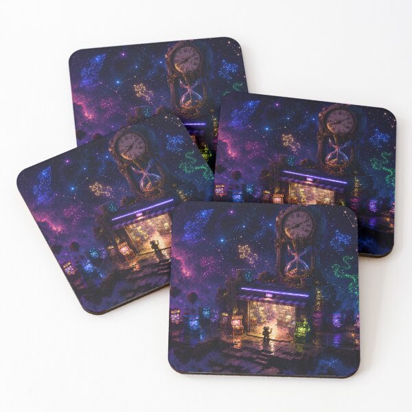 Item preview, Cosmic Arcade Beneath the Constellation Clock designed and sold by pixelpopplanet.