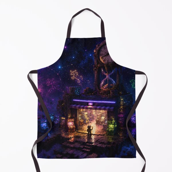 Item preview, Cosmic Arcade Beneath the Constellation Clock designed and sold by pixelpopplanet.
