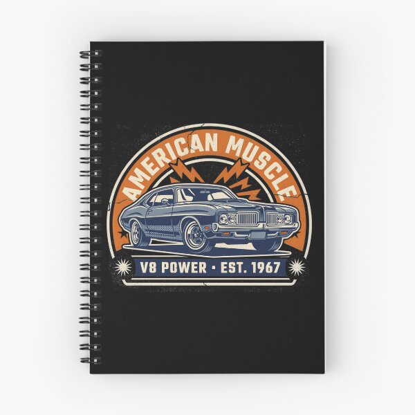 Artikelvorschau, American Muscle V8 Power Est 1967 – Vintage Muscle Car Gift for Gearheads entworfen und verkauft von T-ShirtArtTom.