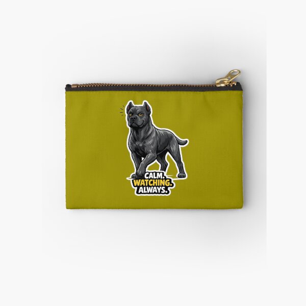 Item preview, Calm. Watching. Always. Funny Cane Corso Dog Sticker designed and sold by lazygum.
