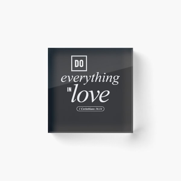 Item preview, Do Everything in Love Christian Inspirational designed and sold by cidolopez.