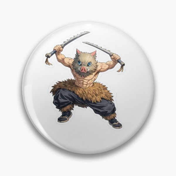 Item preview, Inosuke Hashibira Beast Breathing Sticker designed and sold by Raysprin.