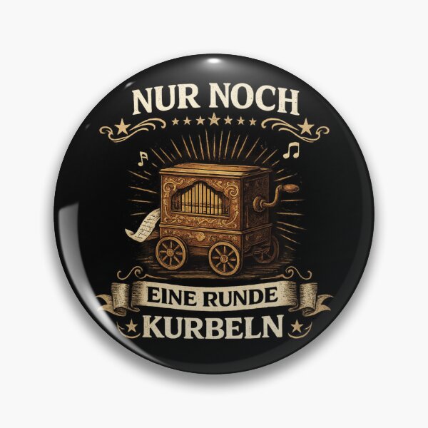Item preview, Just one more turn of the crank | Vintage barrel organ saying design designed and sold by MyPriond.