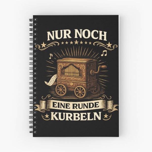 Item preview, Just one more turn of the crank | Vintage barrel organ saying design designed and sold by MyPriond.