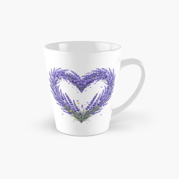 Item preview, Purple Lavender Floral Heart Watercolor Illustration designed and sold by BetweenForms.