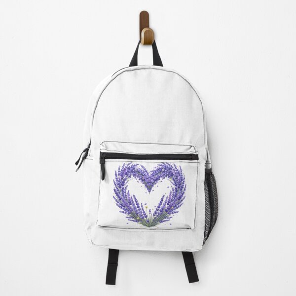 Item preview, Purple Lavender Floral Heart Watercolor Illustration designed and sold by BetweenForms.