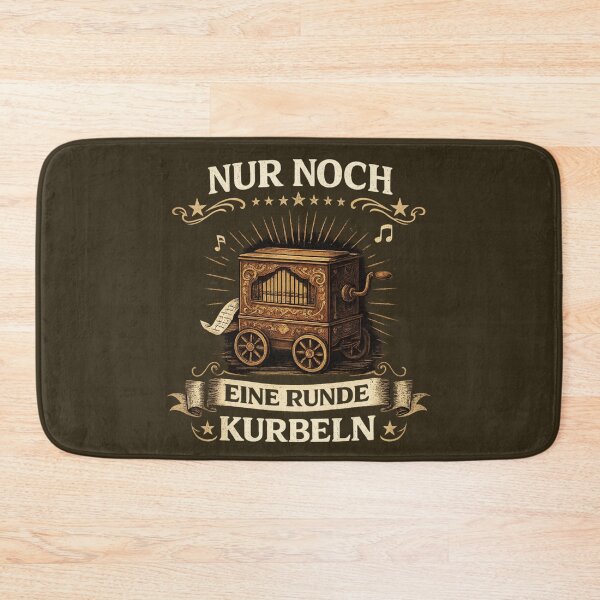 Item preview, Just one more turn of the crank | Vintage barrel organ saying design designed and sold by MyPriond.